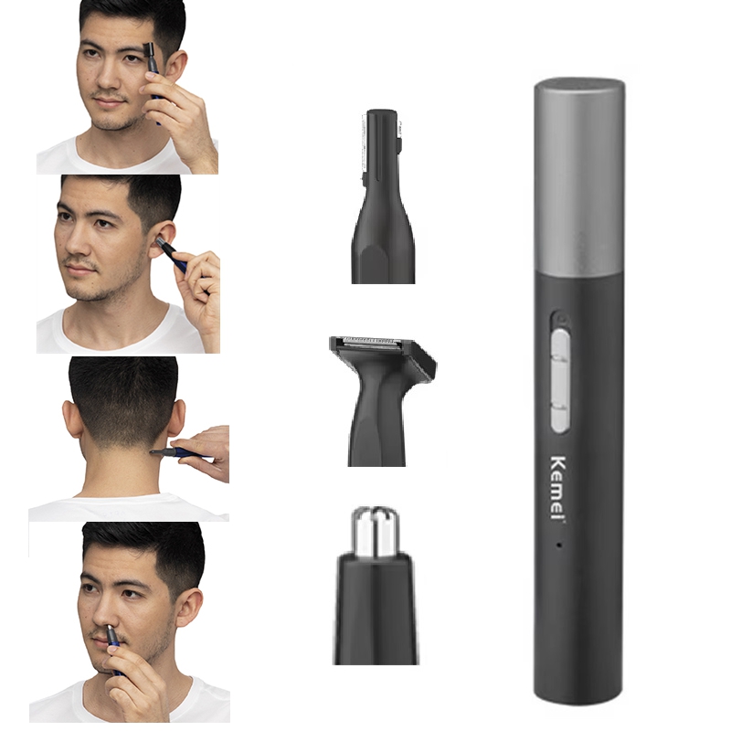Nose Trimmer - 케메이 프로 충전식 코털 트리머 펜