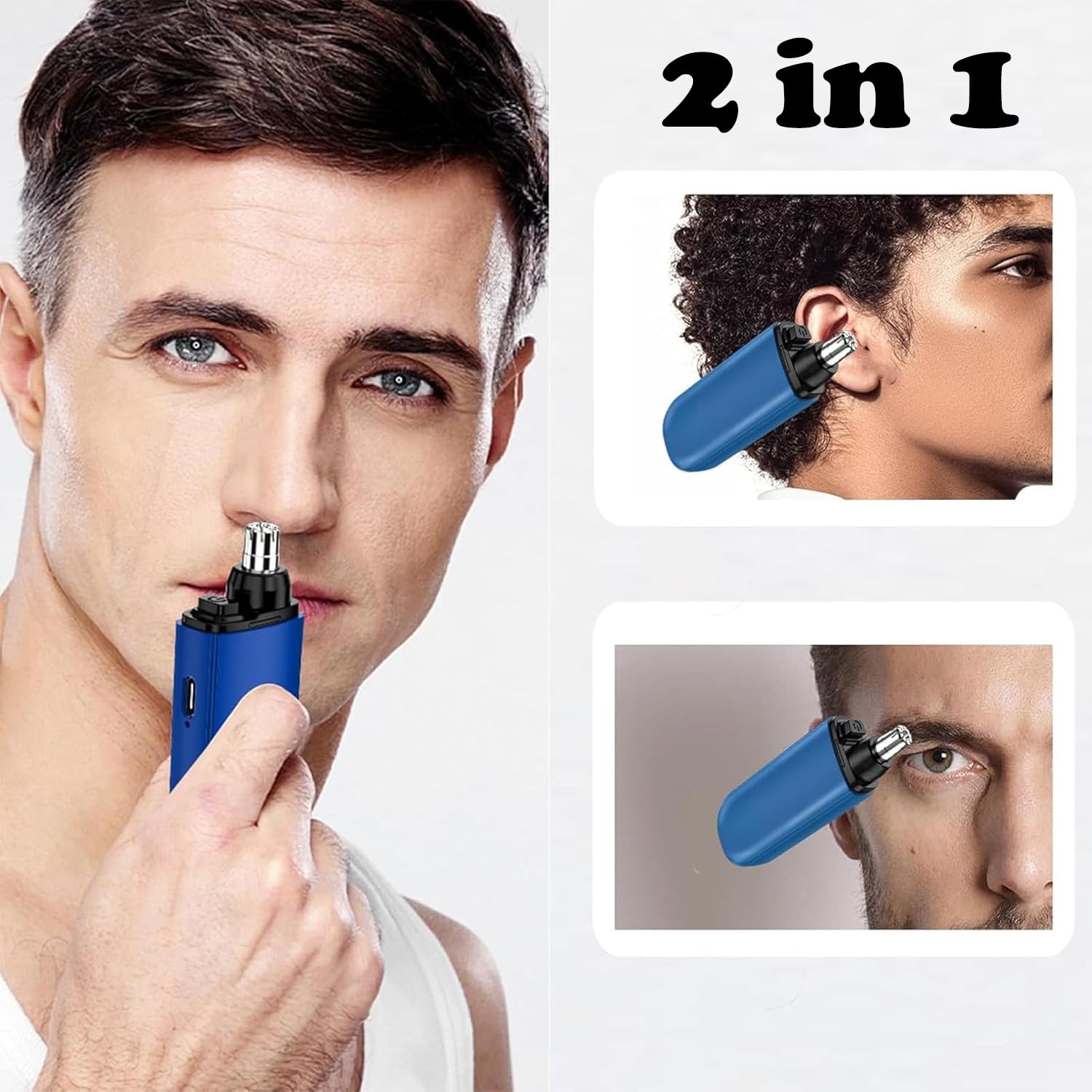 코 귀털 트리머 USB 충전식 남성용 전기 클리퍼 빠른 - Nose Trimmer 리뷰 및 가격