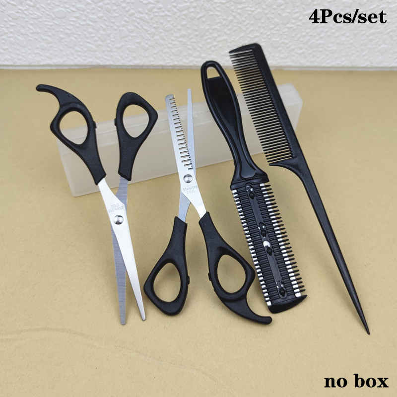새로운【4PCS 헤어 가위 미용 가위 헤어 커팅 가위  - Grooming Scissors 리뷰 및 가격