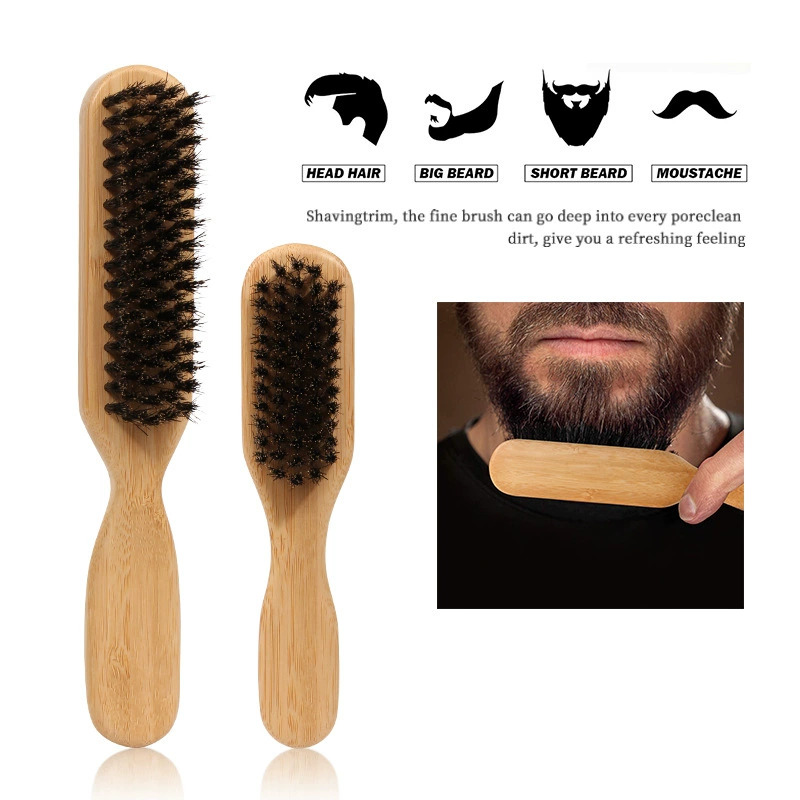 남성용 수염 및 헤어 스타일링 브러시 – 대나무 손잡이 - Men'S Grooming Hairstyles 리뷰 및 가격