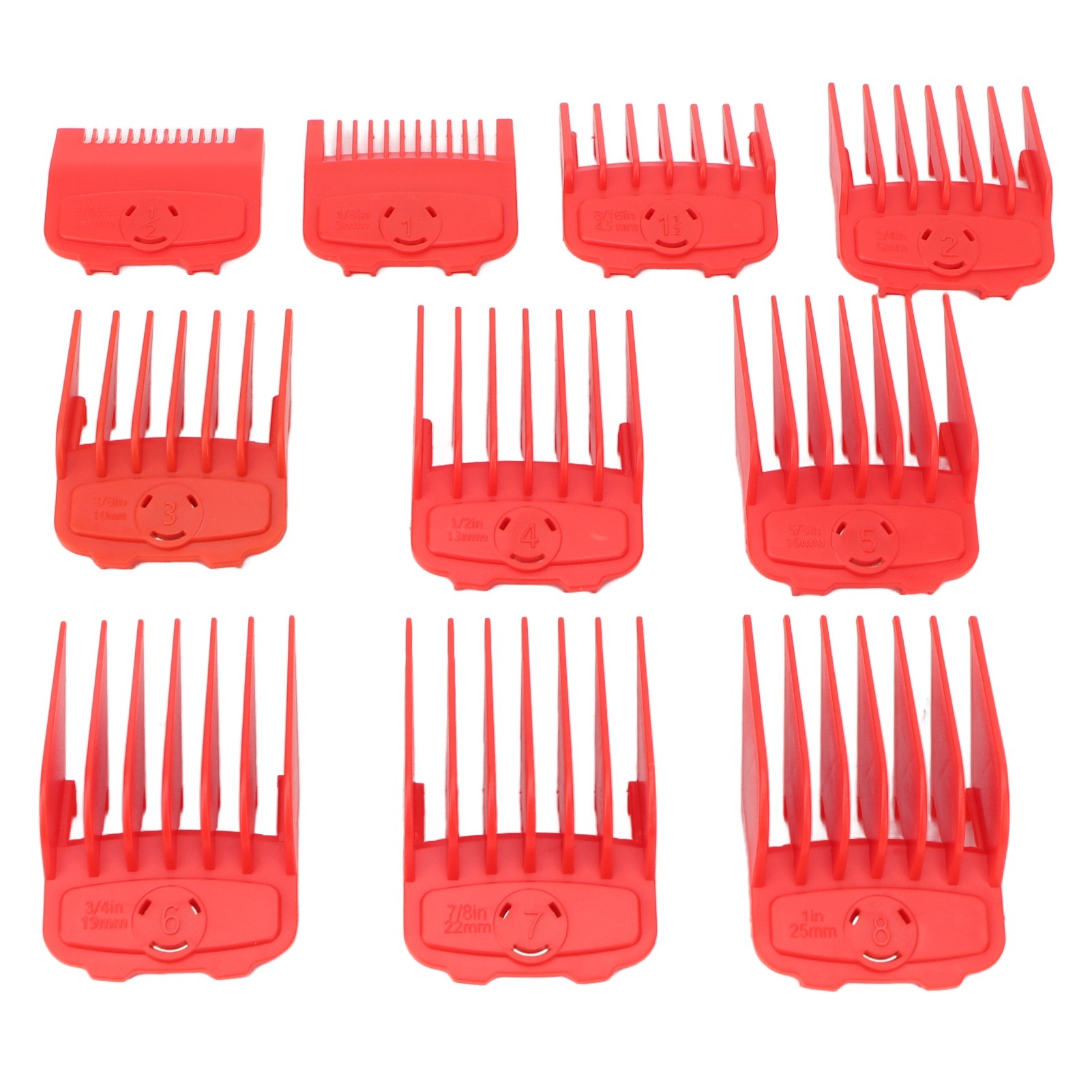 10개입 전문가용 헤어 클리퍼 가이드 빗, 빨간색 헤어 - Hair Clipper 리뷰 및 가격