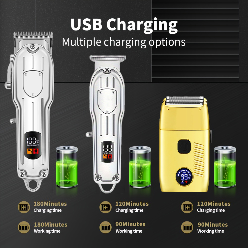 헤어 클리퍼 전기 면도기 남성용 USB 충전식 클리퍼  - Electric Shaver Rotary 리뷰 및 가격