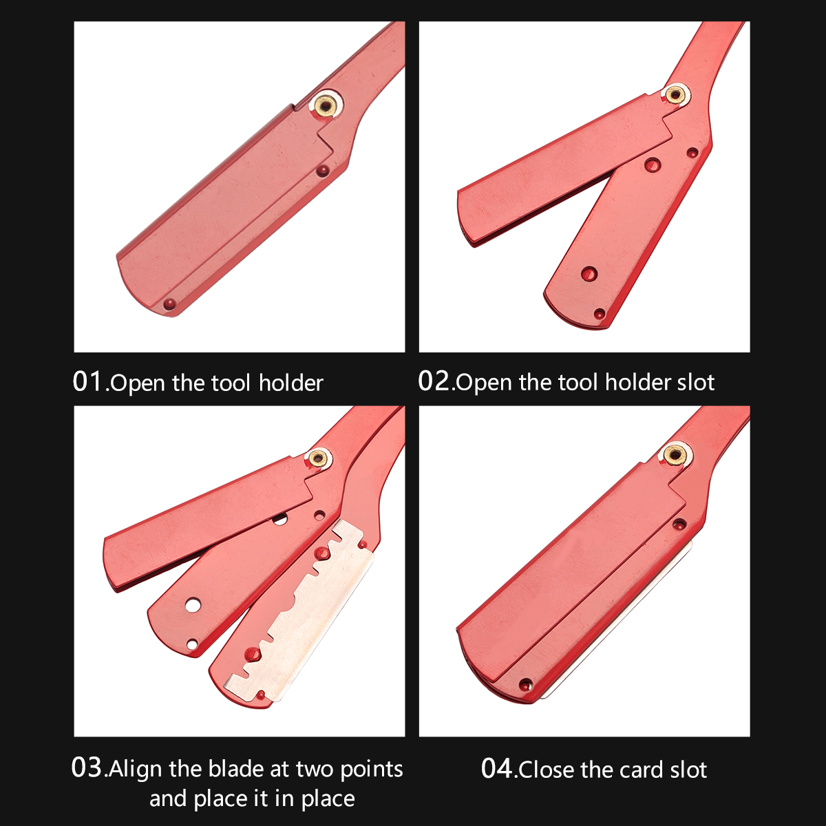 이발소 수동 컬러 면도기, 스트레이트 에지 스테인레스  - Beard Trimmer 리뷰 및 가격