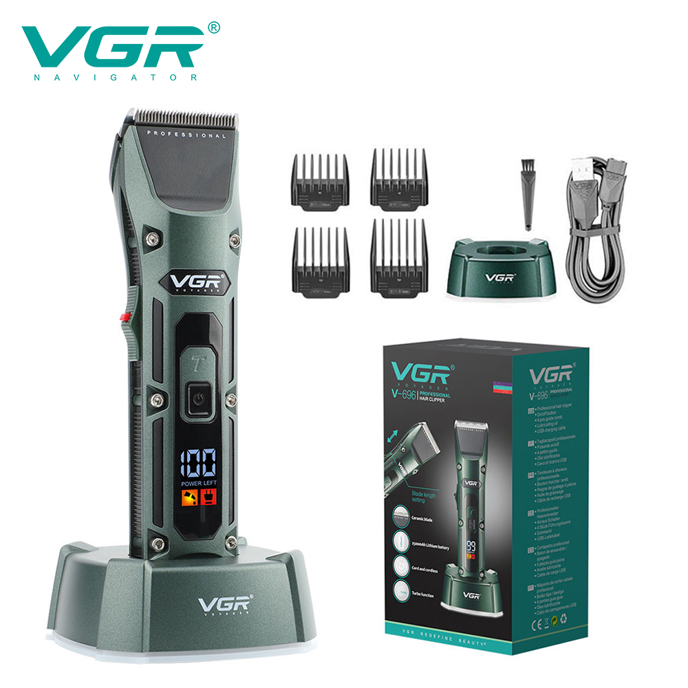VGR V-696 새로운 금속 인기 살롱 이발사 헤어  - Electric Shaver Rotary 리뷰 및 가격